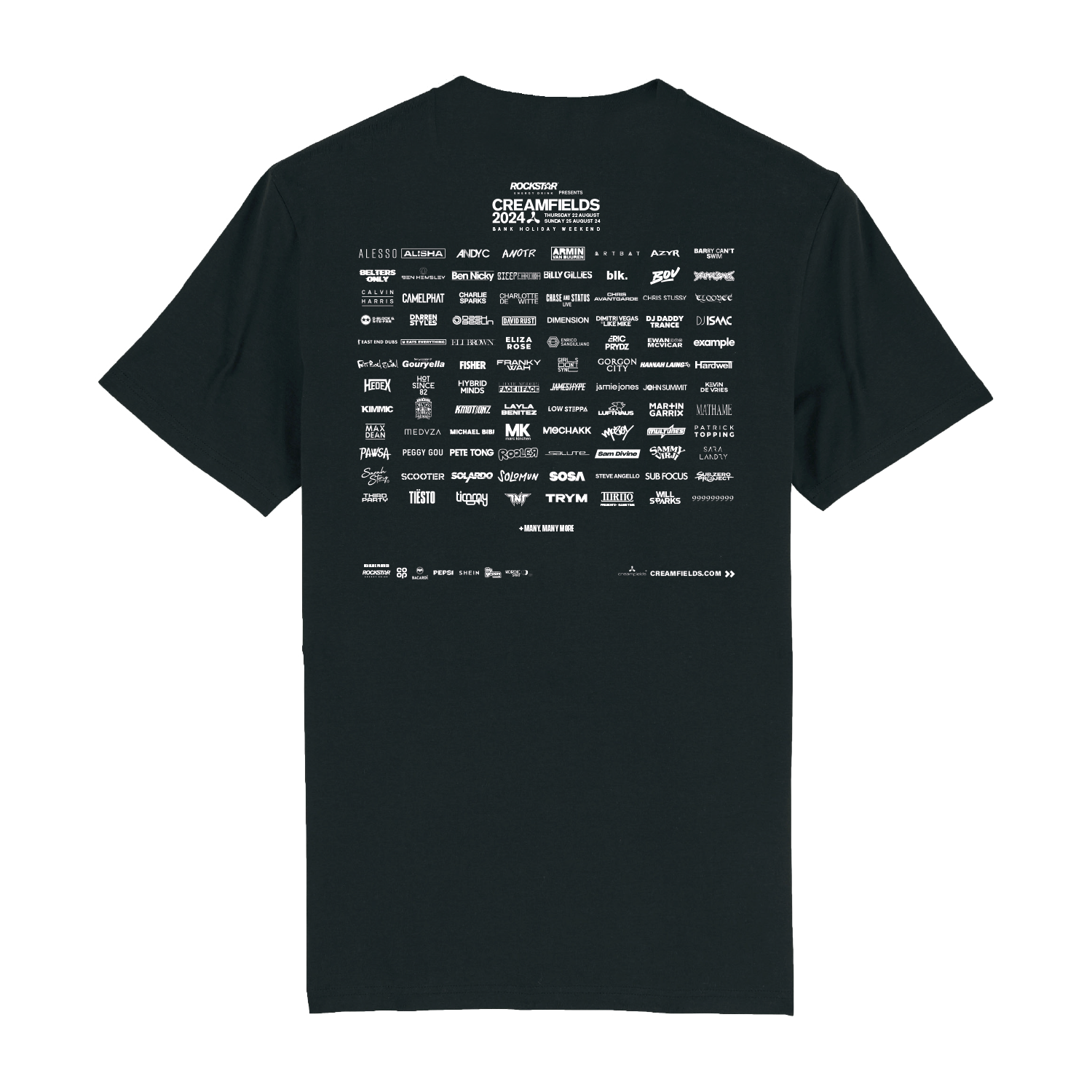 2024 Icon Line Up T-Shirt Black