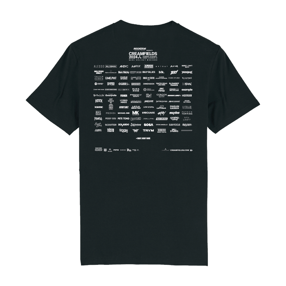 2024 Icon Line Up T-Shirt Black